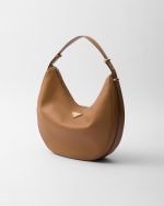 Prada Arqué Large Leather Shoulder Bag - Image 2